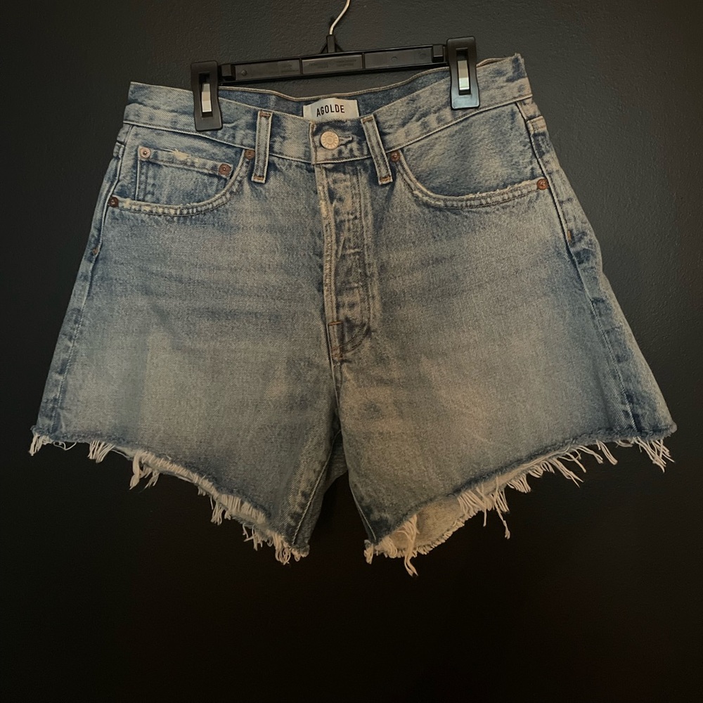 NWOT Agolde Parker Long High Waist Short size 26